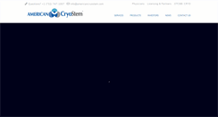 Desktop Screenshot of americancryostem.com